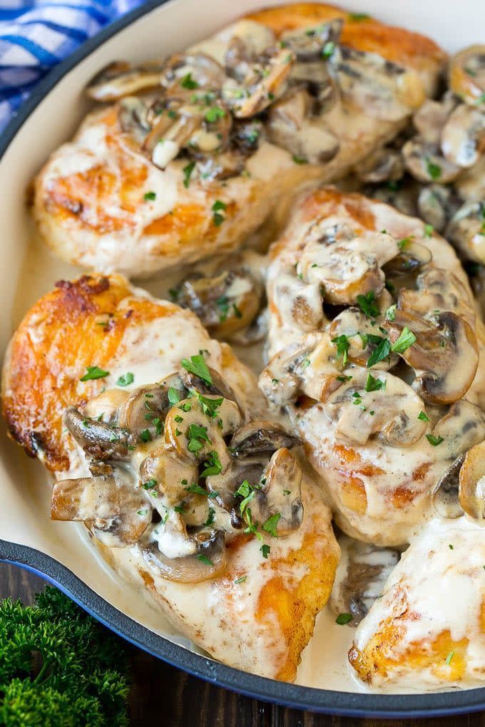Instant Pot Creamy Chicken With Mushrooms