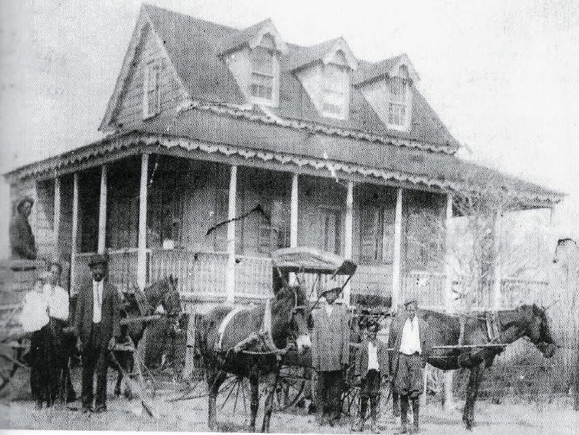 hutchinson house was originally constructed with victorian detailing\, circa 1900