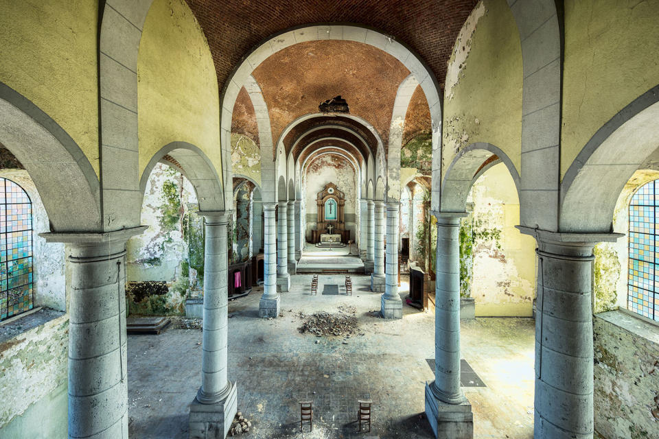 <p>Former church in Belgium. (Photo: James Kerwin/Caters News) </p>