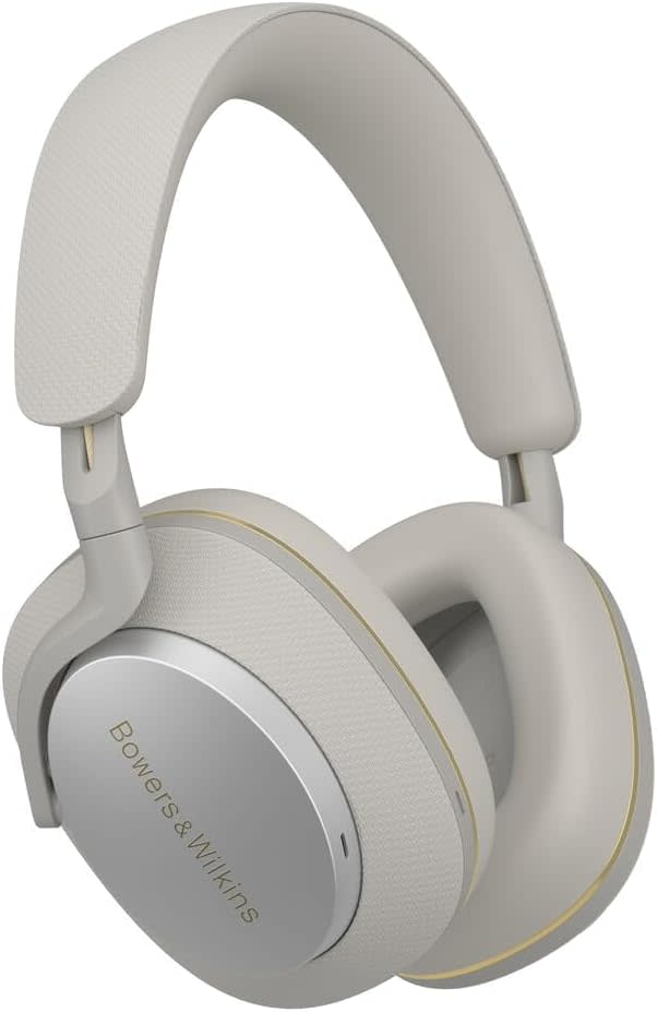 A pair of Bowers & Wilkins PX7 S2e gray headphones