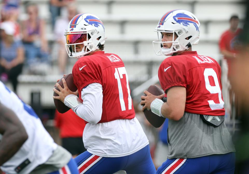 Backup quarterback Kyle Allen had an inconsistent training camp.