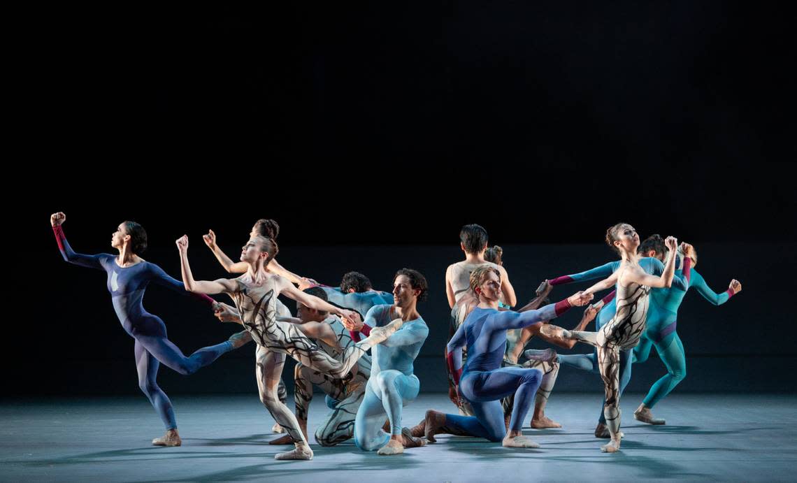 Dancers rehearse for The Source at the Miami City Ballet.