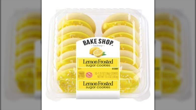 Lemon frosted cookies box