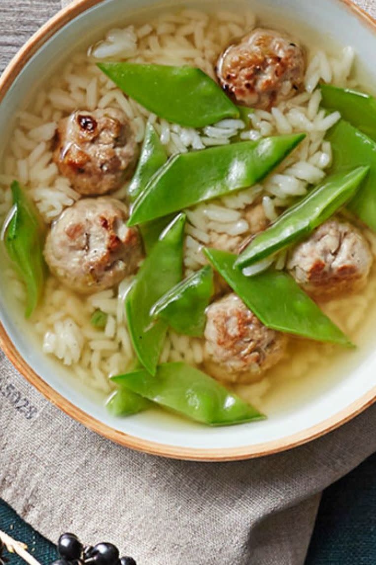 Gingery Meatball Soup