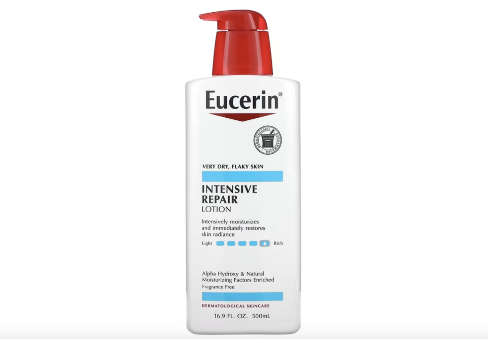 Eucerin, Intensive Repair Lotion, Fragrance Free  (500 ml). (PHOTO: iHerb)