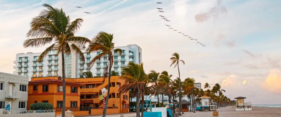 Beach boardwalk, Florida