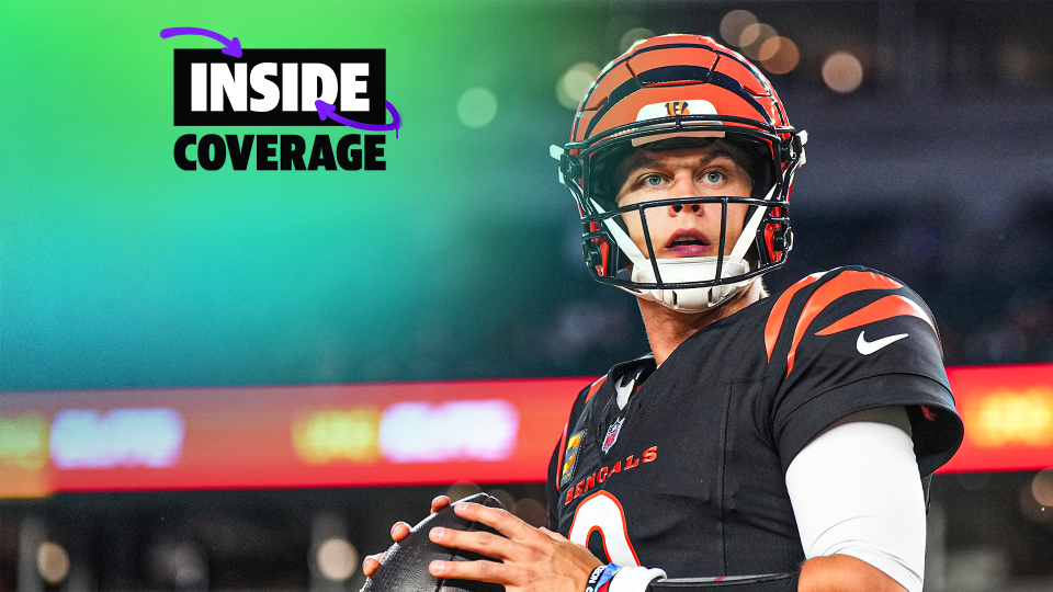 CINCINNATI, OH - SEPTEMBER 23: Joe Burrow #9 of the Cincinnati Bengals warms up before kickoff against the Washington Commanders during an NFL football game at Paycor Stadium on September 23, 2024 in Cincinnati, Ohio. (Photo by Cooper Neill/Getty Images)