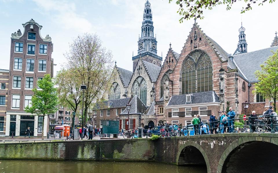 oude kerk, amsterdam, netherlands