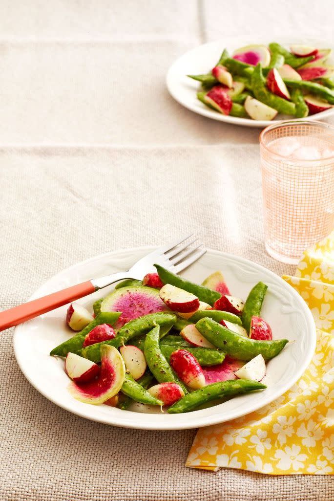 Sugar Snap Pea And Radish Salad