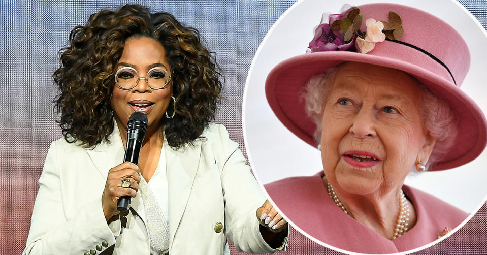 Oprah Winfrey has been slammed for a comment about Harry and Meghan making peace with the royals after 'burying the dead'. Photo: Getty