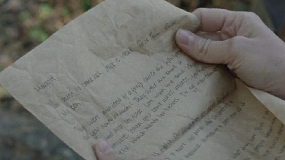 carol letter to maggie twd 1016