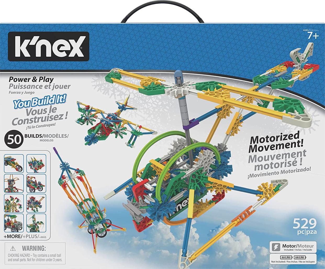 K'NEX Imagine Power and Play Motorized Building Set 529 Piece