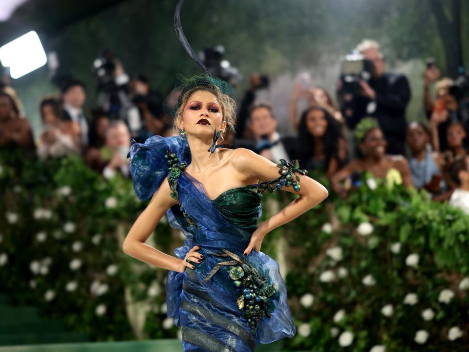 Zendaya attends The 2024 Met Gala Celebrating “Sleeping Beauties: Reawakening Fashion” at The Metropolitan Museum of Art on 6 May 2024 in New York City. (Getty Images for The Met Museum/)