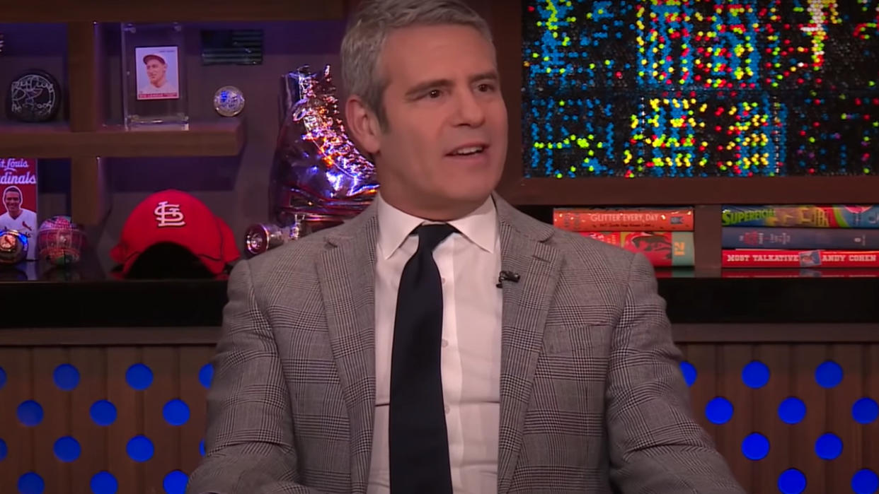  screenshot of Andy Cohen on Watch What Happens Live 