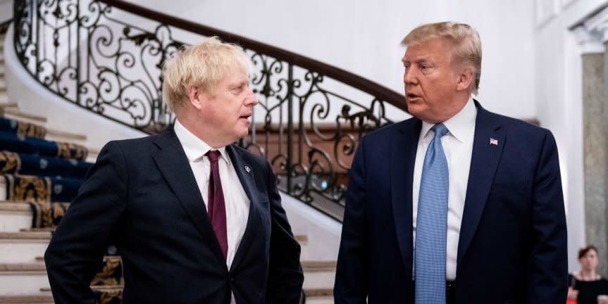 boris Johnson donald trump