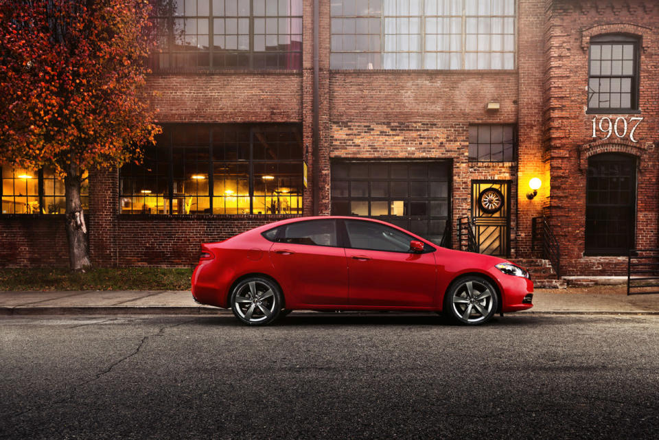 This is the 2013 Dodge Dart, the Alfa Romeo-based small car that's Chrysler's best chance to win compact car shoppers since the Neon was first introduced. It's a sharp looking entry -- even if it has a few too many options.