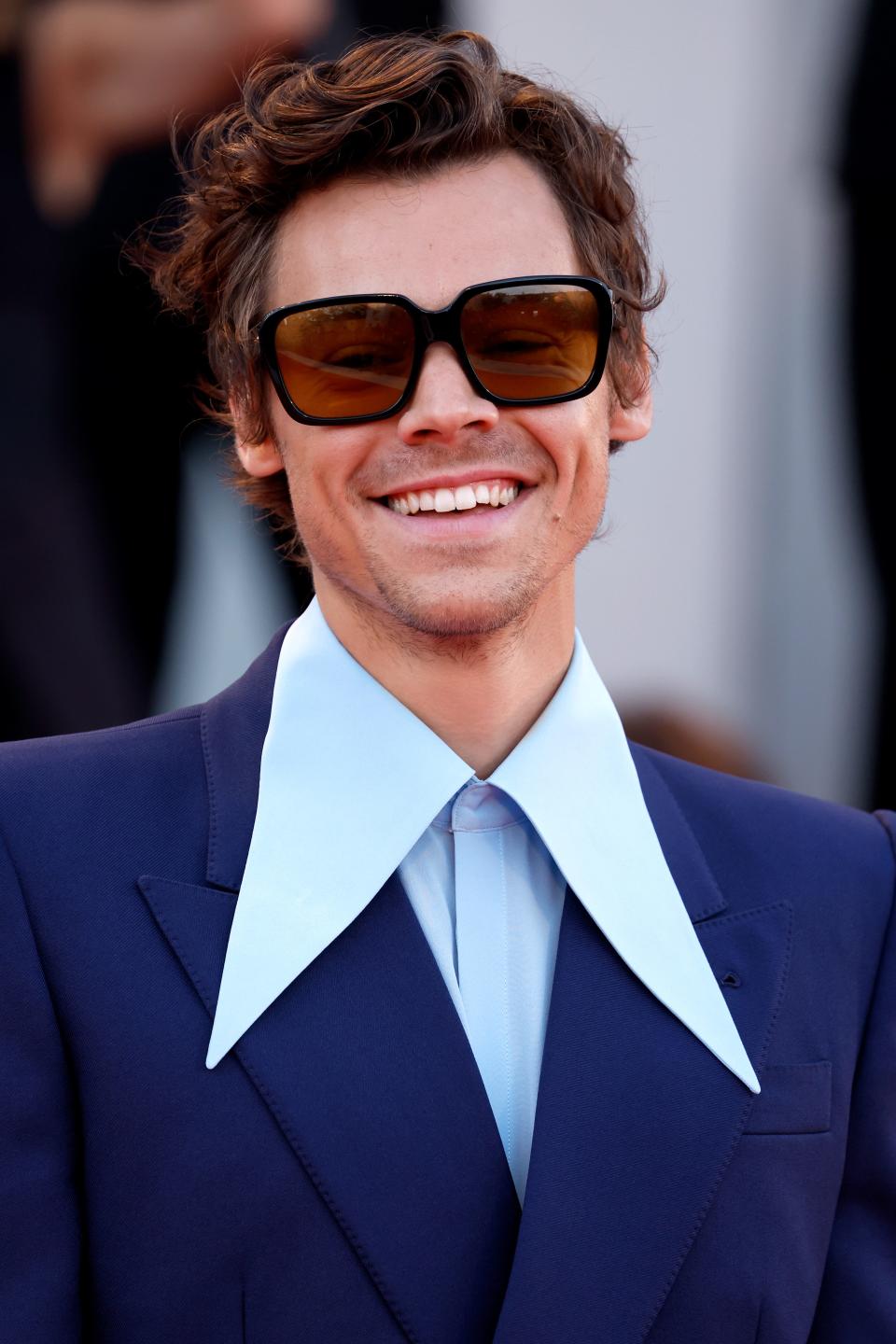 September 5, 2022: Harry Styles attends the "Don't Worry Darling" red carpet at the 79th Venice International Film Festival in Venice, Italy. 