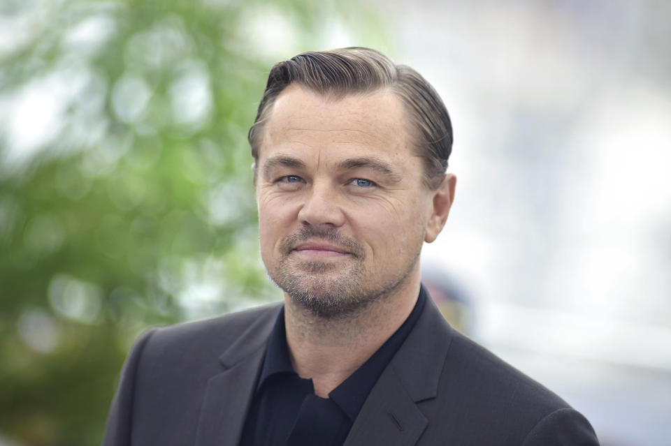 Closeup of Leonardo DiCaprio