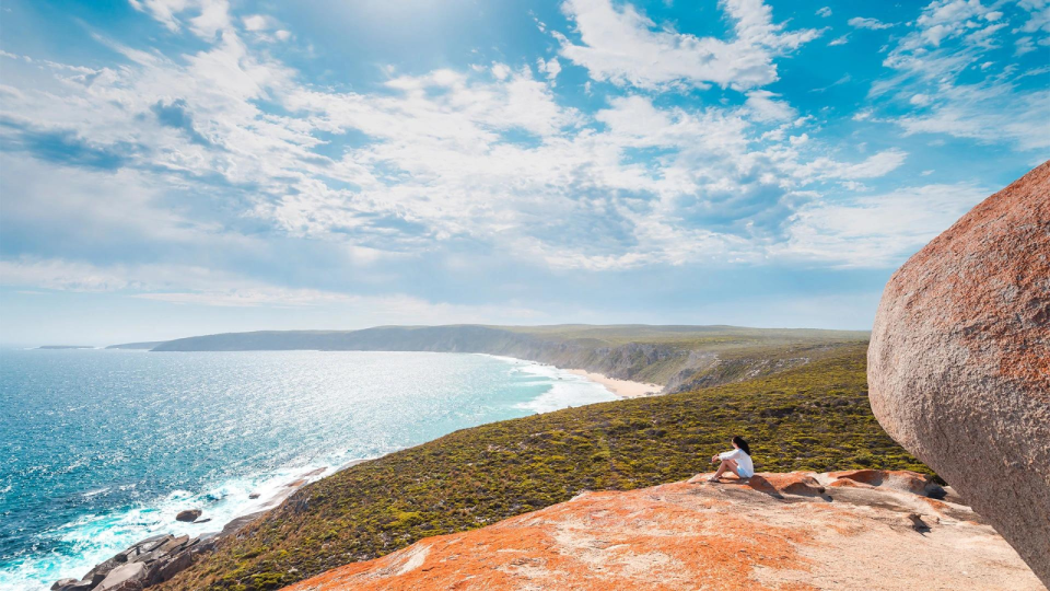 The view of Kangaroo Island.