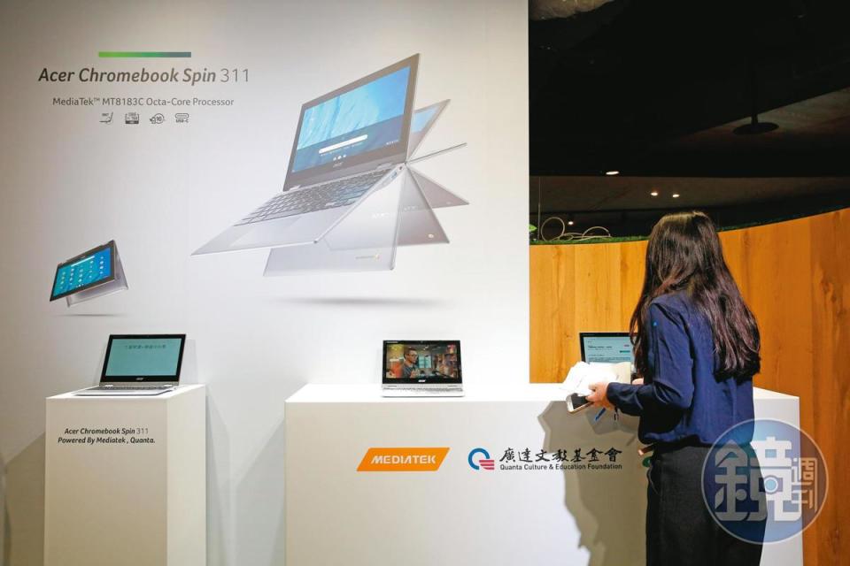 不只智慧型手機晶片稱霸，聯發科在數位電視、功能型手機、智慧語音助理設備、Chromebook及安卓平板用晶片的市占率都拿下全球第一。