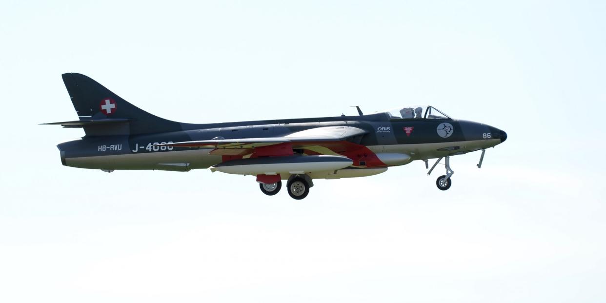 Hawker Hunter jet