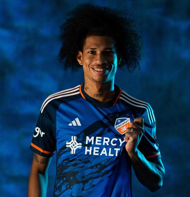 2020 2021 FC Cincinnati soccer jersey adidas authentic medium mls