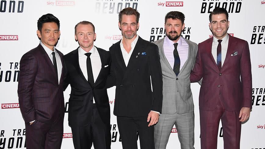 The cast of 'Star Trek Beyond' hit the red carpet. Source: Getty