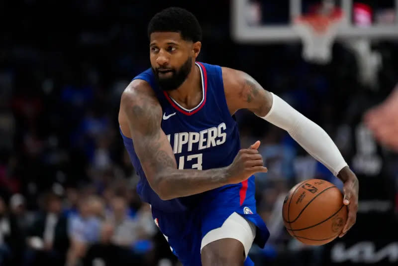 ▲聯盟中有多支球隊正在追求Paul George，費城76人可能會開出大約搶人，根據《The Ringer》記者Kevin O’Connor報導指出，手握6000萬美元（約19億2856萬台幣）薪資空間的76人，在今年夏天的首要目標就是Paul George。（圖／美聯社／達志影像）