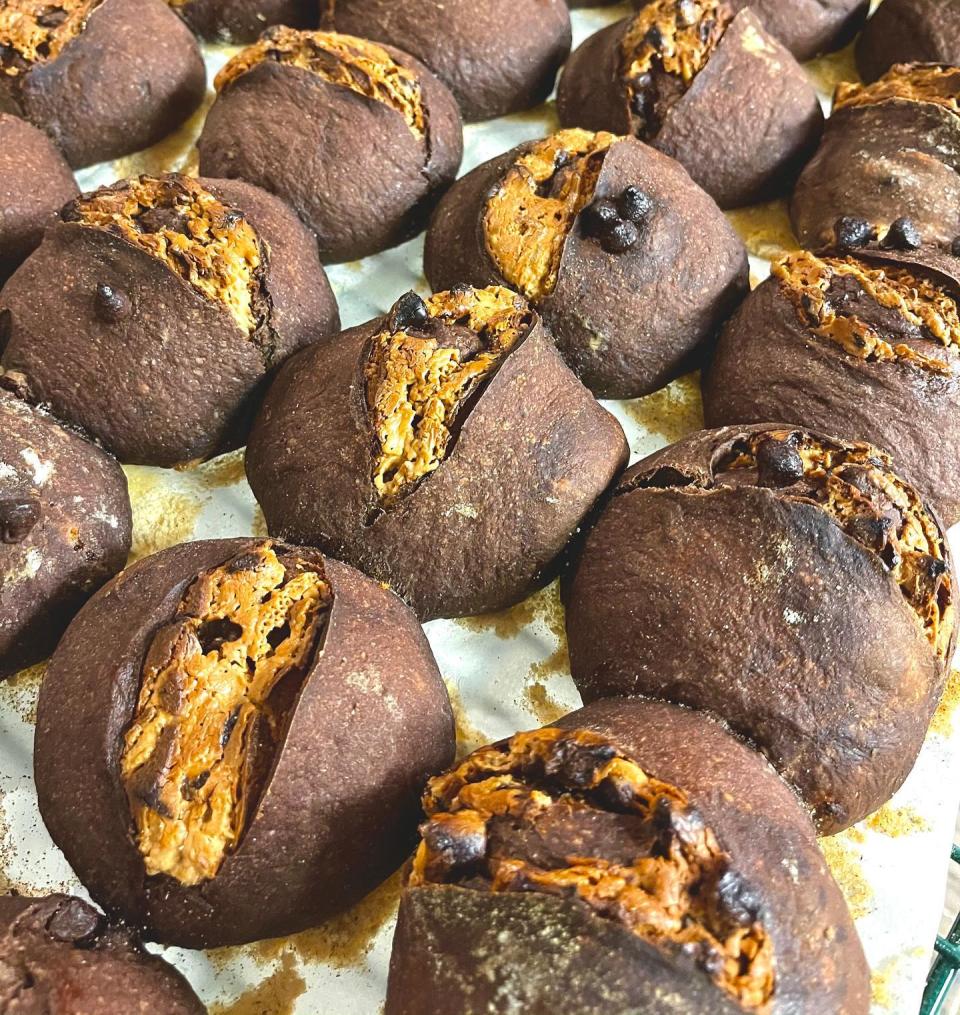 Chocolate peanut butter bombs from Kneaded by Lady J in Brielle.