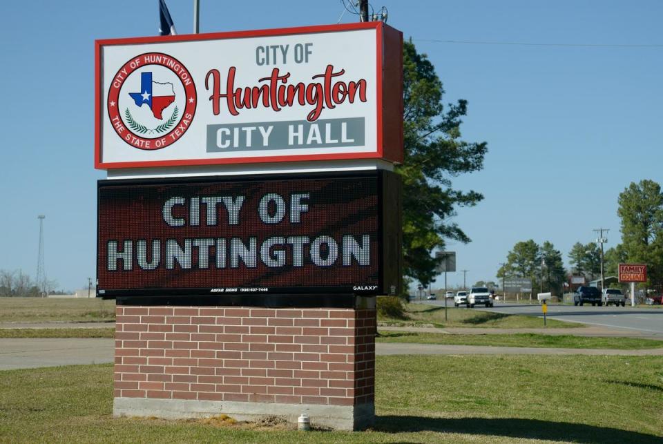 City of Huntington, Texas, City Hall, February 25, 2024.