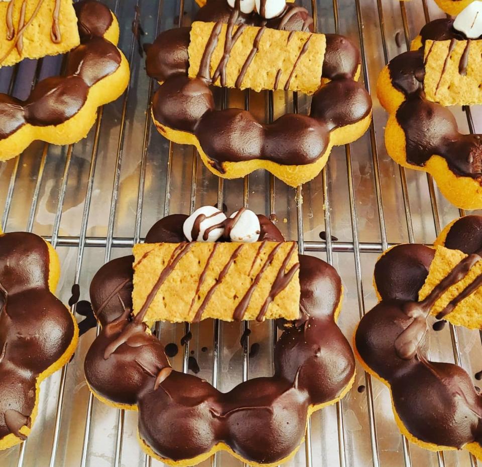 The s'mores doughnut from Mochimoly.