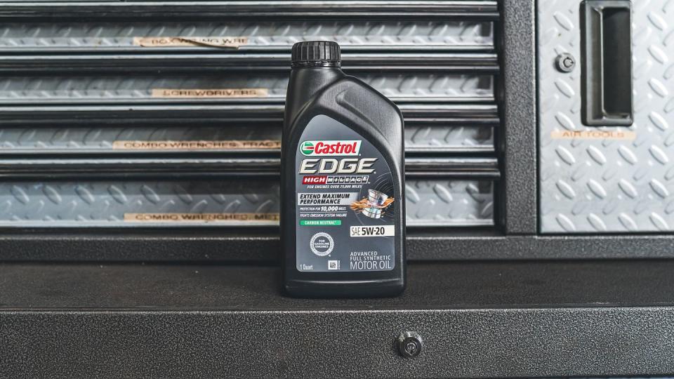 castrol edge high mileage 5w20 bottle