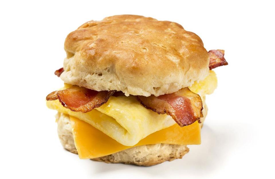 #2 Bacon, egg and cheese biscuits