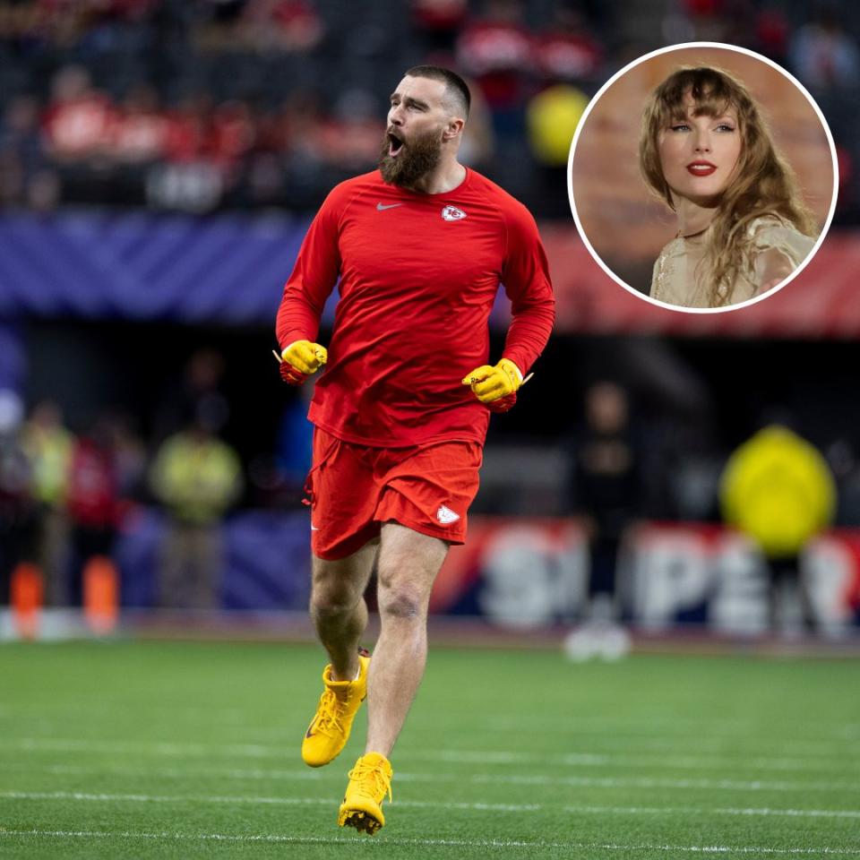 travis kelce dances to taylor swift at eras tour in singapore