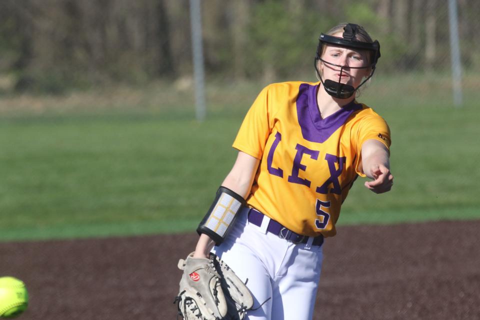 Lexington's Makaree Chapman was lights out again twirling a two-hitter in a 7-1 win over Shelby on Monday night.