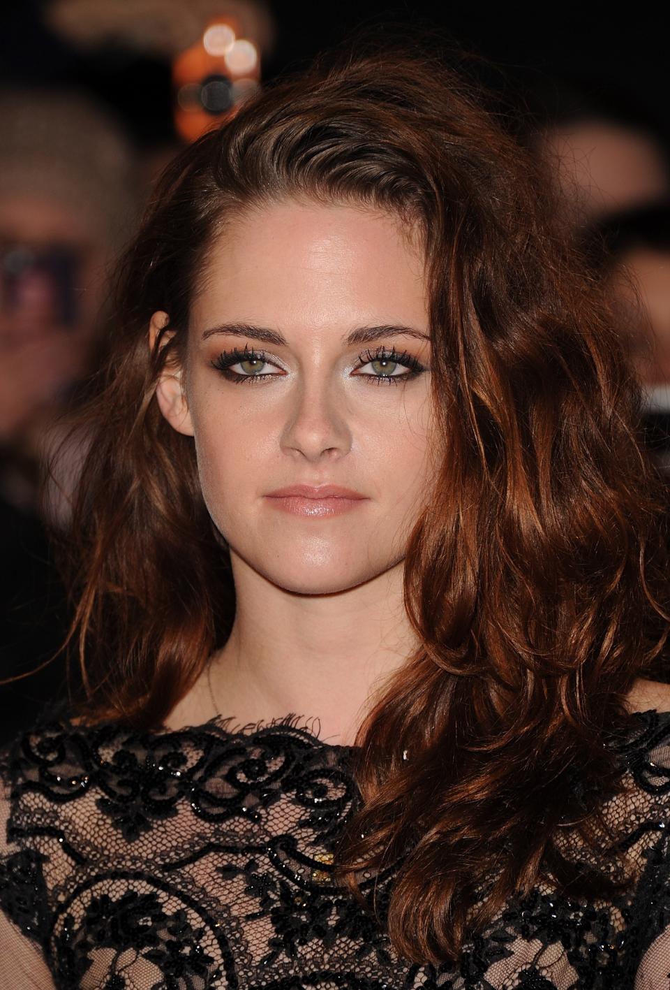 LONDON, ENGLAND - NOVEMBER 14: Kristen Stewart attends the UK Premiere of 'The Twilight Saga: Breaking Dawn - Part 2' at Odeon Leicester Square on November 14, 2012 in London, England. (Photo by Stuart Wilson/Getty Images)