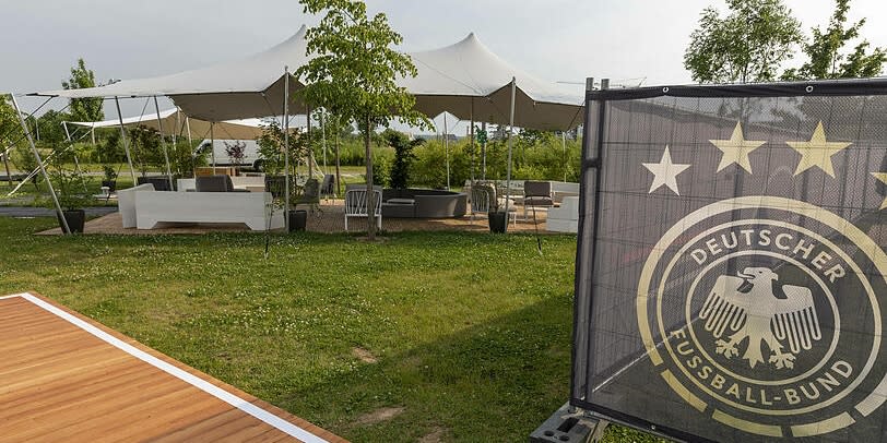 Die deutsche Nationalmannschaft wohnt im "Home Ground" in Herzogenaurach.<span class="copyright">imago images/Harry Koerber</span>