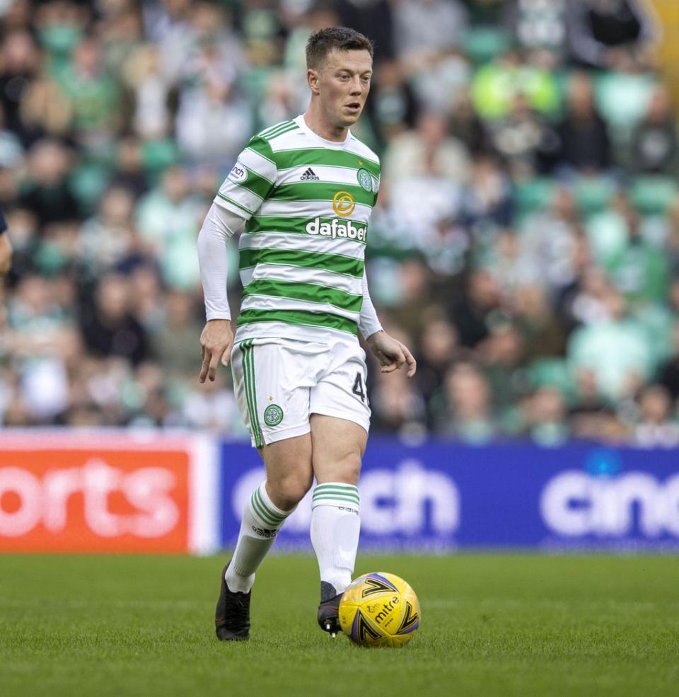 Callum McGregor is one of a number of Celtic players who will miss the game with Real Betis (Jeff Holmes/PA) (PA Wire)