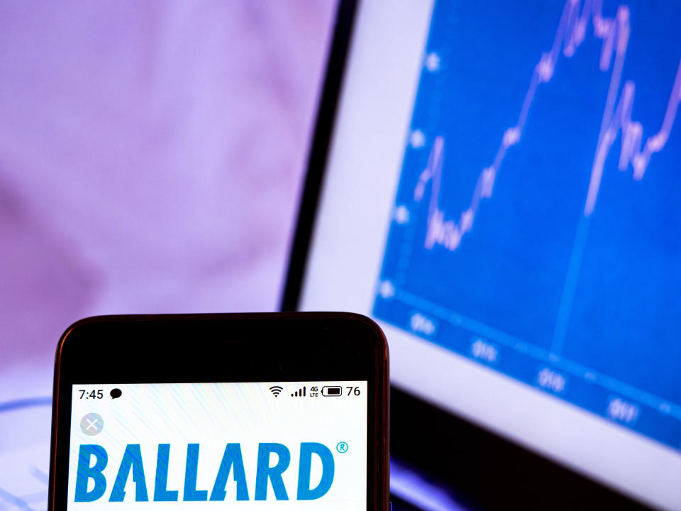 Despite the near-term headwinds, Ballard's CEO says he remains optimistic about global adoption of hydrogen power.  (Photo Illustration by Igor Golovniov/SOPA Images/LightRocket via Getty Images)