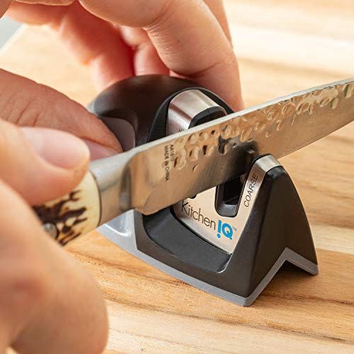 3) KitchenIQ Edge Grip Knife Sharpener