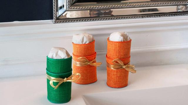 Easy Gift Wrapping Hack For Oddly Shaped Items