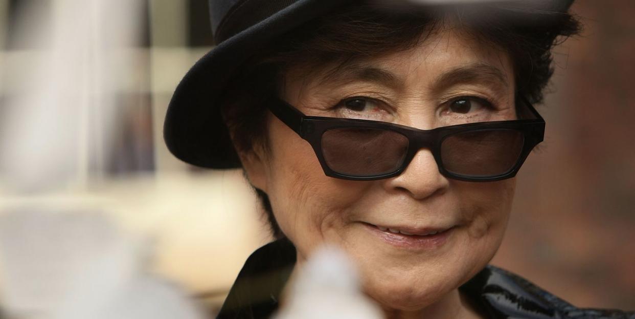 yoko ono appears at the bluecoat after a 40 year absence