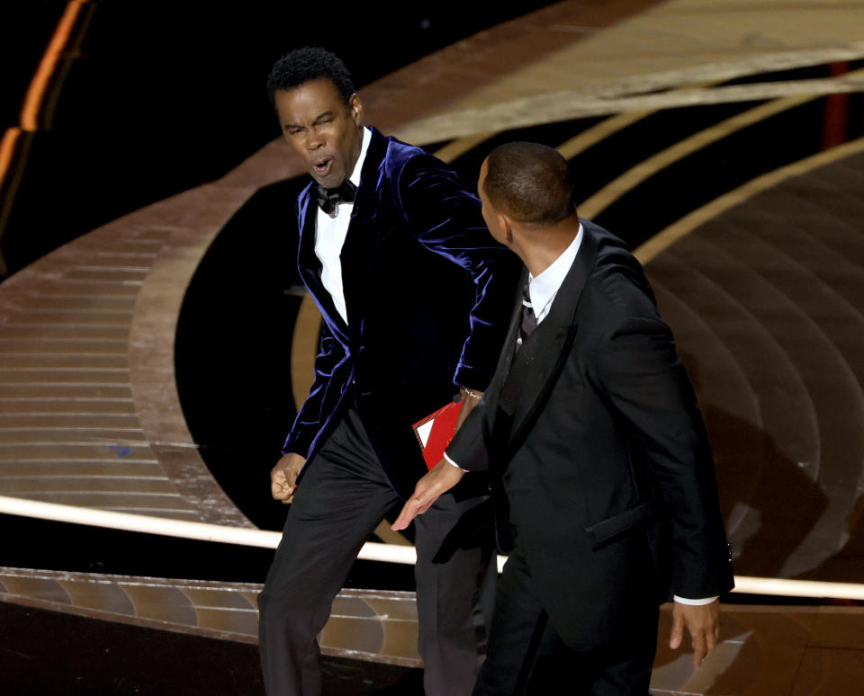 Chris Rock Slapped By Will Smith