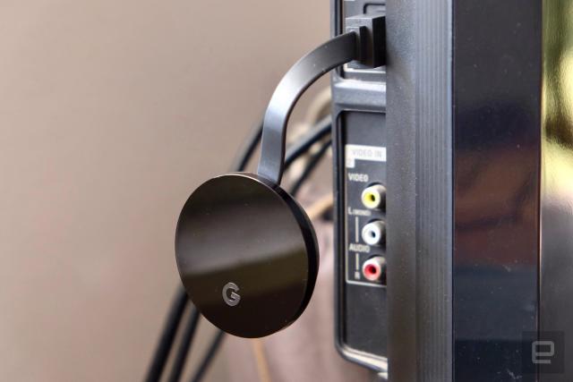 This is probably Google's 4K Chromecast “Ultra”
