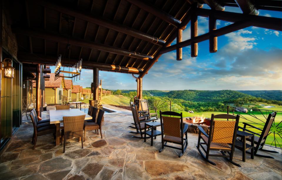 Big Cedar Lodge recently opened its first-ever Golf Cottages, which are located along the ridge of the Mountain Top golf course.