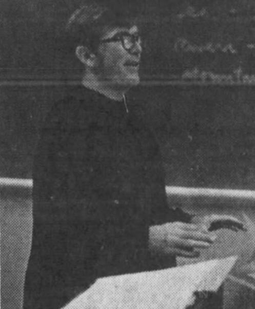 The Rev. Manus Duffy in 1975.