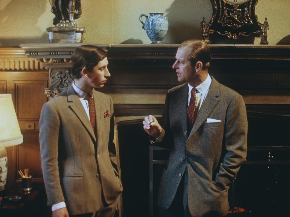 phillip and prince charles 1969