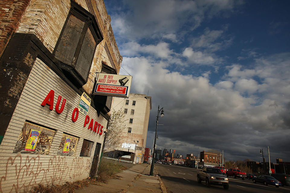 Michigan suffered an extended economic downturn even before the Great Recession, with fewer jobs to lure young families to the state.<br> (Spencer Platt / Getty Images)<br>