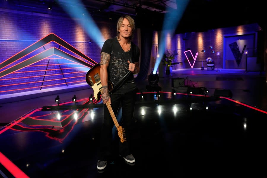 <em>THE VOICE — “The Knockouts Premiere” Episode 2511 — Pictured: Keith Urban — (Photo by: Greg Gayne/NBC)</em>