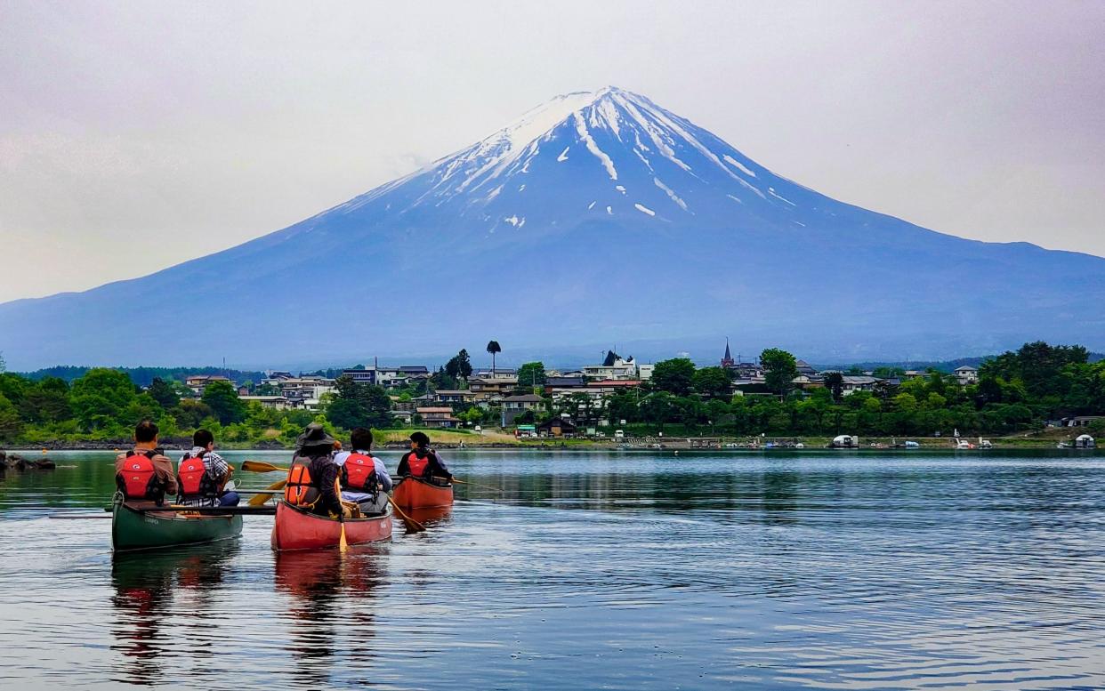 Lake Kawaguchiko boasts brilliant views of Mt Fuji